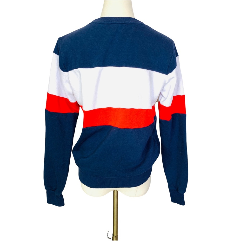 K Swiss Pullover Colorblock Sweater SMALL 2962 - Picture 3 of 6